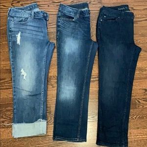 Vera Wang cropped Capri jeans-3 PAIR!